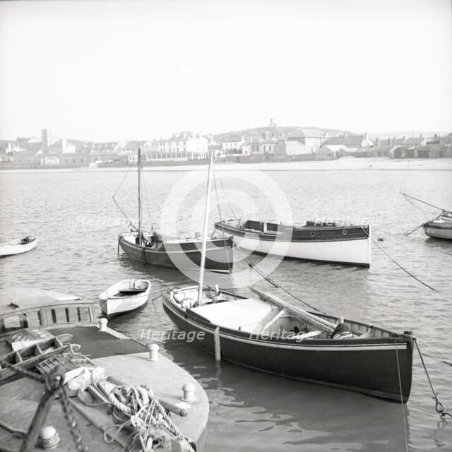 Hugh Town Harbour, St Mary's, Scilly Isles, c1955. Creator: Arthur Charles Kirby Ware.