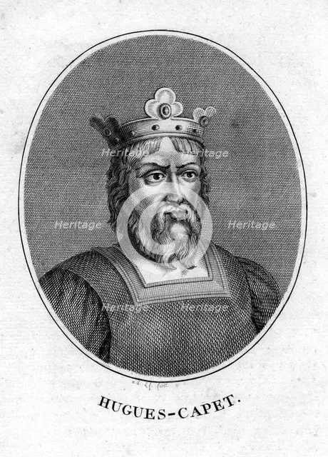 Hugh Capet, King of France. Artist: Unknown