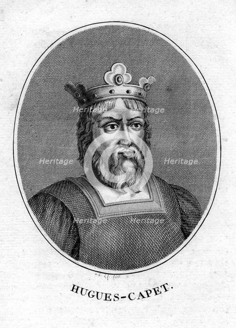 Hugh Capet, King of France. Artist: Unknown