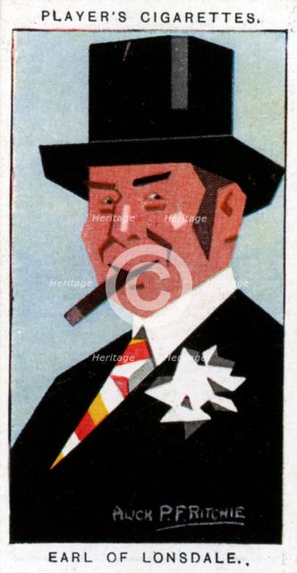 Hugh Cecil Lowther, 5th Earl of Lonsdale, British sportsman, 1926.Artist: Alick P F Ritchie