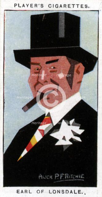 Hugh Cecil Lowther, 5th Earl of Lonsdale, British sportsman, 1926.Artist: Alick P F Ritchie