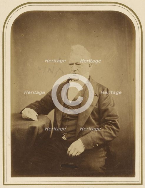Hugh Cuming, about 1855. Creator: Maull & Polyblank.