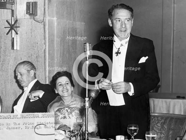 Hugh Gaitskell (1906-1963), Labour Party leader from 1955-63. Creator: Unknown.