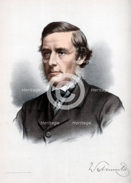 Hugh Grosvenor, 1st Duke of Westminster, c1890.Artist: Cassell, Petter & Galpin