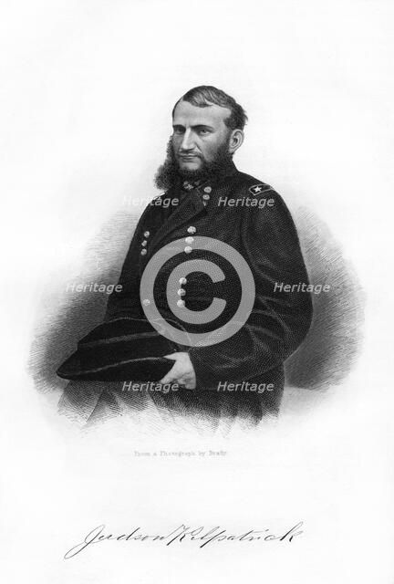 Hugh Judson Kilpatrick, American Union major-general, 1862-1867.Artist: Brady