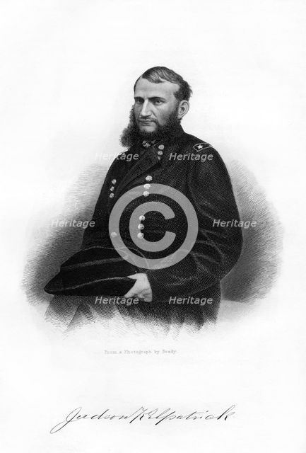 Hugh Judson Kilpatrick, American Union major-general, 1862-1867.Artist: Brady