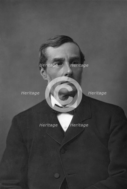 Hugh Lupus Grosvenor (1825-1899), 1st Duke of Westminster, 1890. Creator: W&D Downey.