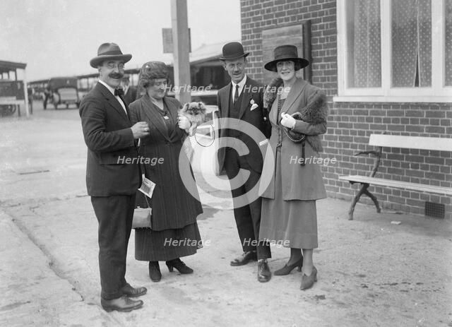 Hugh McConnell, Chief Scrutineer at Brooklands motor racing circuit, Surrey, c1930s. Artist: Bill Brunell.