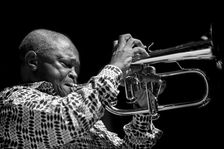 Hugh Masekela, 2009. Artist: Alan John Ainsworth