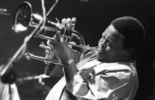 Hugh Masekela, Cambridge, 1993. Creator: Brian Foskett