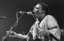 Hugh Masekela, Cambridge, 1993. Creator: Brian Foskett