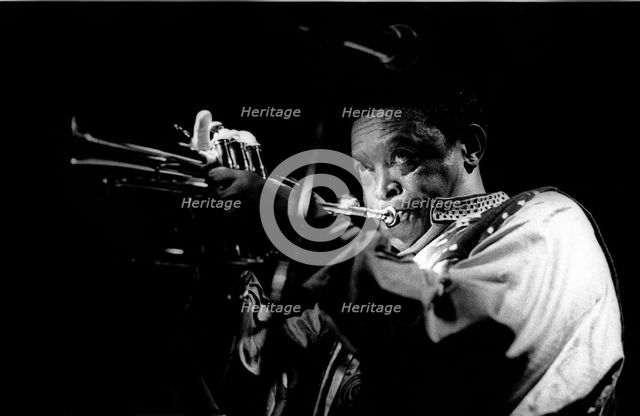 Hugh Masekela, Ronnie Scott's, London, 1994. Artist: Brian O'Connor.