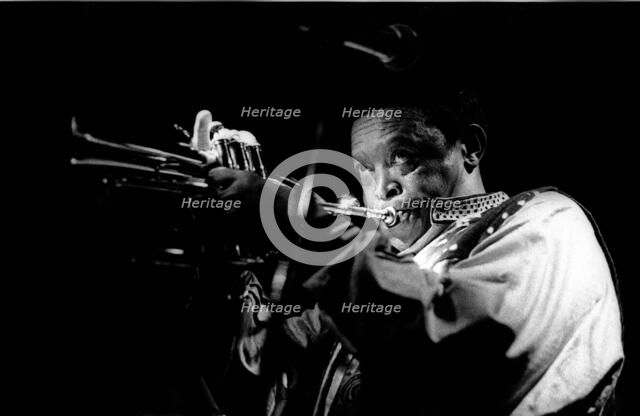 Hugh Masekela, Ronnie Scott's, London, 1994. Artist: Brian O'Connor.