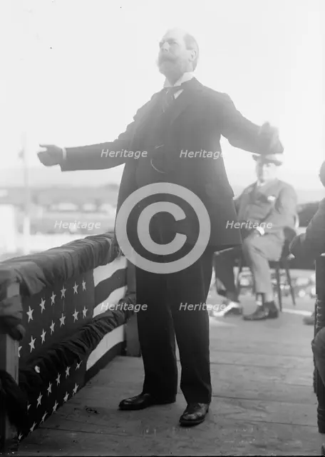 Hughes, Charles Evans, Governor of New York, 1907-1910; Associate Justice of Supreme Court..., 1913. Creator: Harris & Ewing.