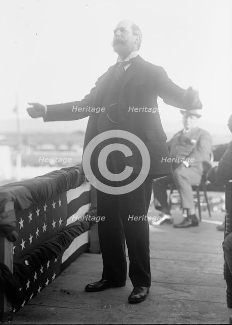 Hughes, Charles Evans, Governor of New York, 1907-1910; Associate Justice of Supreme Court..., 1913. Creator: Harris & Ewing.