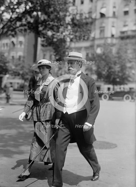 Hughes, Charles Evans, Governor of New York, 1907-1910; Associate Justice of Supreme Court..., 1917. Creator: Harris & Ewing.