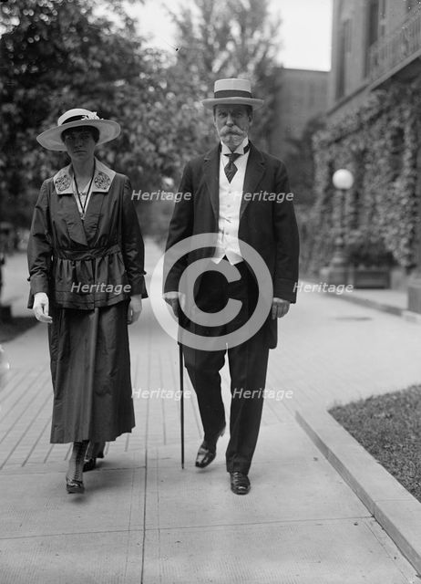 Hughes, Charles Evans, Governor of New York, 1907-1910; Associate Justice of Supreme Court..., 1917. Creator: Harris & Ewing.