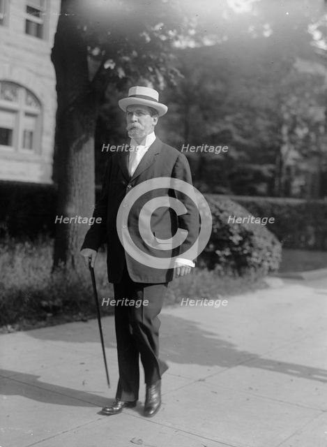 Hughes, Charles Evans, Governor of New York, 1907-1910; Associate Justice of Supreme..., 1913. Creator: Harris & Ewing.