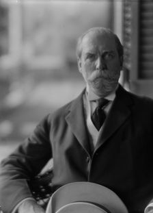 Hughes, Charles, Mr., portrait photograph, 1916. Creator: Arnold Genthe