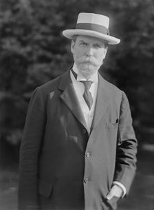 Hughes, Charles, Mr., portrait photograph, 1916. Creator: Arnold Genthe
