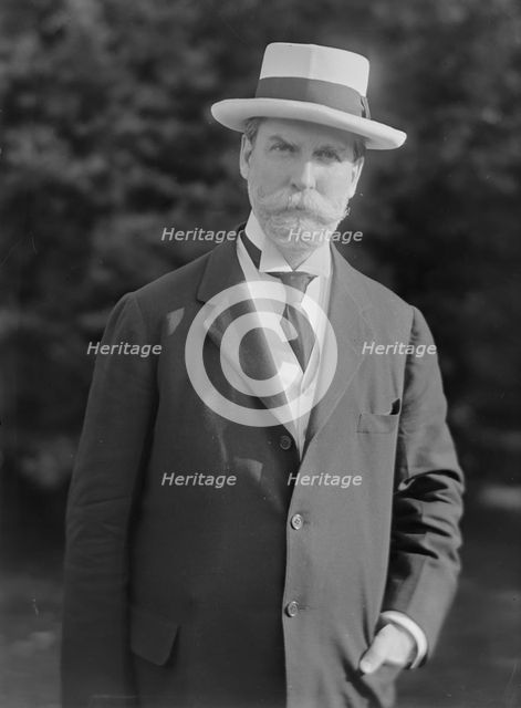 Hughes, Charles, Mr., portrait photograph, 1916. Creator: Arnold Genthe.