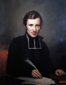 Hughes Felicite Robert de Lamennais (1782- 1854) 1827. Artist: Paulin Jean Baptiste Guerin