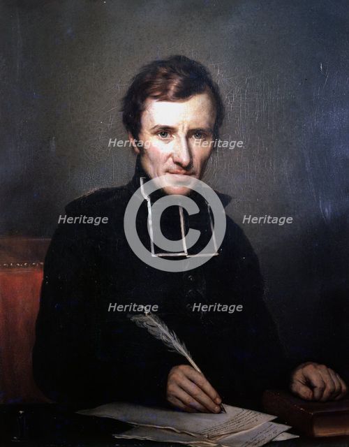 'Hughes Felicite Robert de Lamennais', (1782- 1854)', 1827. Artist: Paulin Jean Baptiste Guerin
