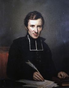 Hughes Felicite Robert de Lamennais (1782- 1854) 1827. Artist: Paulin Jean Baptiste Guerin