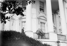 Hughes, William, Rep. from New Jersey, 1903-1912; Senator, 1913-1918. with Wilson, Watching..., 1913 Creator: Harris & Ewing