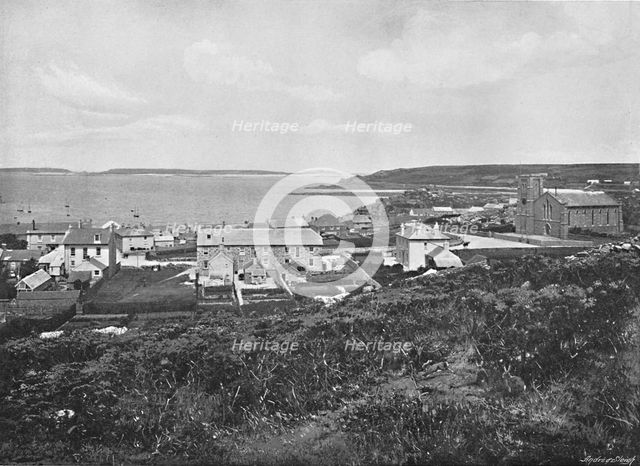 'Hughtown, St. Mary's, Scilly Isles', c1896. Artist: Valentine & Sons.