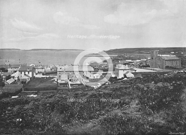 'Hughtown, St. Mary's, Scilly Isles', c1896. Artist: Valentine & Sons.