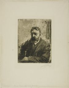 Hugo Tigerschiöld, 1909. Creator: Anders Leonard Zorn