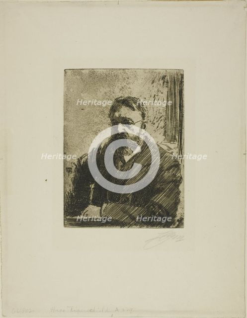 Hugo Tigerschiöld, 1909. Creator: Anders Leonard Zorn.