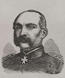 Hugo von Kirchbach (1809-87), Prussian general who led the V Corps during Franco-Prussian War, 1870. Creator: Unknown