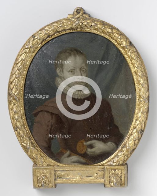 Hugo de Groot when young, 1710-1719.  Creator: Arnoud van Halen.