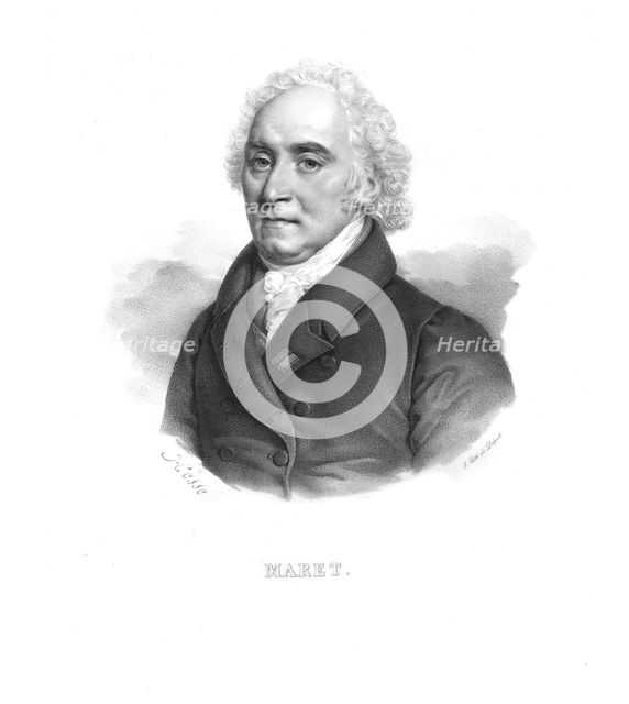 Hugues-Bernard Maret, Duc de Bassano, c1820s.  Artist: Hesse.
