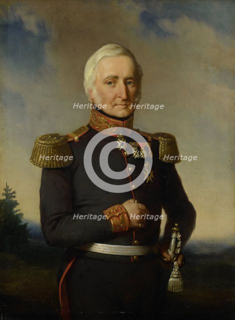 Huibert Gerard Baron Nahuys van Burgst (1782-1858), 1852. Creator: Bastian de Poorter.