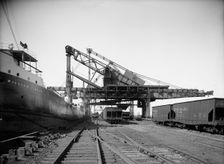 Hulett machine unloading ore, Buffalo, N.Y., c1908. Creator: Unknown
