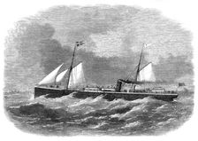 Hull steam-ship Orlando, for passenger traffic to Sweden, 1870. Creator: Unknown