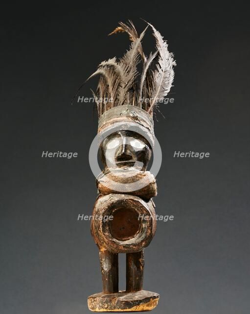 Human figure (Nkisi), late 19th century - early 20th century. Creator: Unknown.