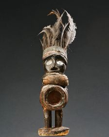 Human figure (Nkisi), late 19th century - early 20th century. Creator: Unknown