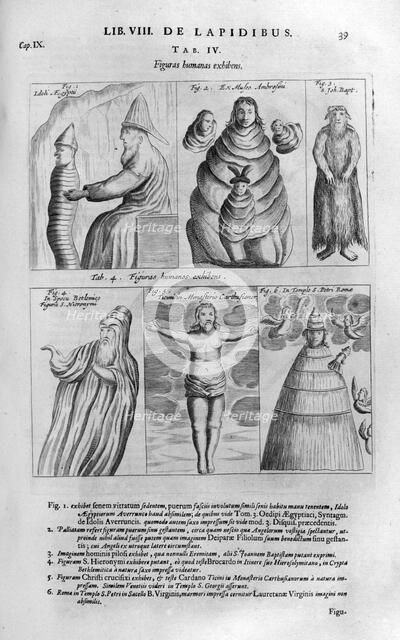 Human figures, 1678. Artist: Athanasius Kircher