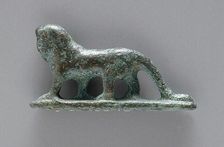 Human-Headed Lion Figurine, Roman Period (30 BCE-395 CE). Creator: Unknown