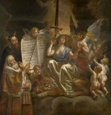 Human Law Founded on the Divine Justice, 1665. Creator: Jacob Jordaens I