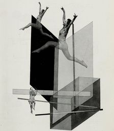 Human mechanics (Varieté). From The stage at the Bauhaus (Die Bühne im Bauhaus), 1925. Creator: Moholy-Nagy, László