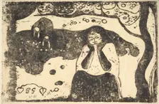 Human Misery, 1898-99. Creator: Paul Gauguin