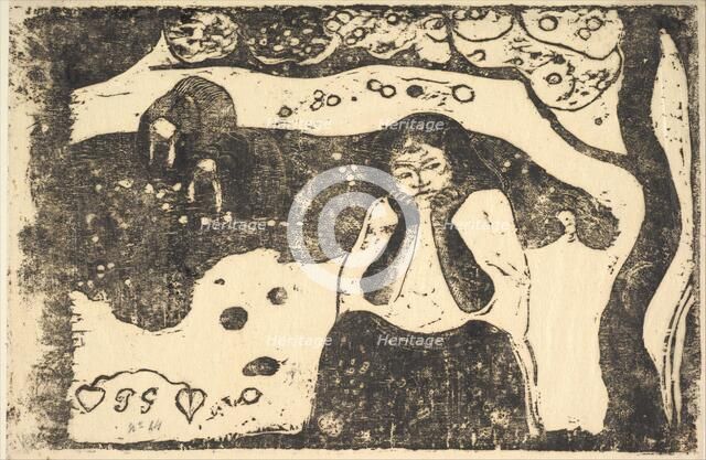 Human Misery, 1898-99. Creator: Paul Gauguin.