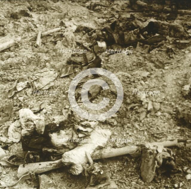Human remains, Verdun, northern France, c1914-c1918. Artist: Unknown.