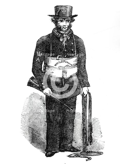 Humane Society's iceman, 1844. Creator: Unknown.