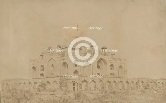 Humayun's Tomb, Delhi, 1850s. Creator: Captain R. B. Hill.